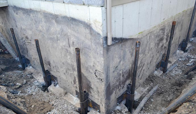 house building foundation repair and foundation stabilization